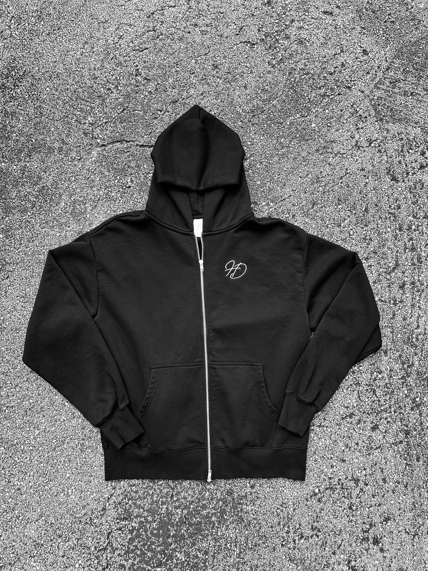 Black Heavy Full-Zip